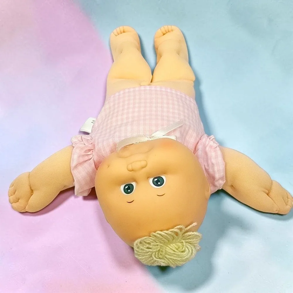 VTG 1985 Cabbage Patch Kids Preemie Doll Frank Emery Coleco Boy Green Eyes 16